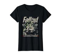 Fallout Video Game Distressed Character Portrait Camiseta, Mujer, Negro, 3XL