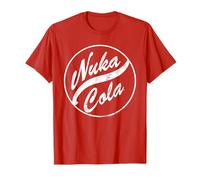Fallout Video Game Nuka Cola Distressed Round Logo Camiseta