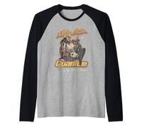 Fallout Video Game Nuka Cola Quantum Vintage Pin-Up Logo Camiseta Manga Raglan