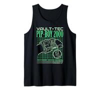 Fallout Video Game Pip-Boy 2000 Interface Retro Graphic Camiseta sin Mangas