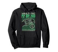 Fallout Video Game Pip-Boy 2000 Interface Retro Graphic Sudadera con Capucha