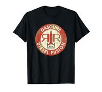 Fallout Video Game Red Rocket Diesel Fuel Distressed Logo Camiseta