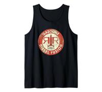 Fallout Video Game Red Rocket Diesel Fuel Distressed Logo Camiseta sin Mangas