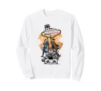 Fallout Welcome to New Vegas Neon Sign with Characters TV Sudadera