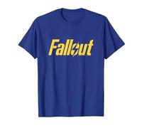 Fallout Yellow Lightning Logo TV Show Camiseta, Hombre, Azul Real, L