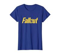 Fallout Yellow Lightning Logo TV Show Camiseta, Mujer, Azul Real, L