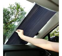 FALMDCQ Cortina Parasol para Parabrisas de Coche, Compatible con Bentley Flying Spur, Película Reflectante UV, Plegable, Aislante Térmico,65CM