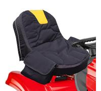 FALMDCQ Funda para Asiento de Tractor, Compatible con Exmark Radius E-Series RZE708GEM52300 2025, Protector de Asiento para cortacésped con Dos Bolsillos de Almacenamiento,2-Black B