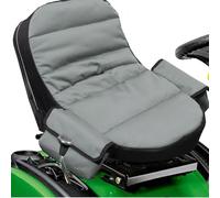 FALMDCQ Funda para Asiento de Tractor, Compatible con John Deere X758 2013-2026, Protector de Asiento para cortacésped con Dos Bolsillos de Almacenamiento,3-Grey A