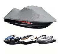 FALMDCQ Funda para Moto acuática, Compatible con Polaris Virage TX 2000-2002, para Exteriores, 210D, para embarcaciones, remolques y atraques,2-Grey
