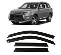 FALMDCQ Protectores de Lluvia para Ventanillas Laterales de Coche, Compatible con Mitsubishi ASX 2010-2021 5-Door, Visera, Protector contra la Intemperie, Deflector de Viento,A