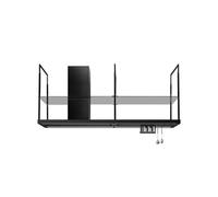 Falmec EUROPA EVO IS. 175 NERO - CEUI75.E0P2#ZZZN490F Campana extractora Isla | Clase energética B | Estructura negra, controles electrónicos, filtro de carbón incluido
