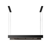 Falmec LIGHT IS.120 C0001 PROFILO NERO SAT. NERO - CLTI20.E0P2#NRSN451F Campana extractora Isla | Clase energética A | Campana isla de 120 cm, perfil negro satinado, tecnología Multi-Air, iluminación