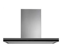 Falmec Lumina Nrs Isola/Island 90 C0001 Vetro Nero Cono Inox 220-240V 50-60Hz T80 S/Filtro Campana extractora Isla | Clase energética A | Acabado vidrio negro, controles táctiles, aspiración perimetra