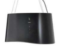 Falmec Mare E-Ion Isola/Island 66 Cono Vetro Nero Ral 9005 220-240V 50-60Hz T45 C/Filtro Campana extractora Isla | Clase energética A+ | Tecnología E-Ion, vidrio negro, filtración activa, LED