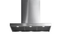 Falmec Marte Pro 90 P.E. Inox 220-240V - 50-60Hz T100 S/Filtro Campana extractora De pared | Clase energética A+ | Filtro Carbon.Zeo, Vidrio negro, Iluminación LED