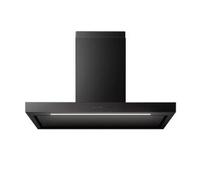 Falmec Plane Plus 90 Eu Nero 220-240V - 50-60Hz T80 S/Filtro Campana extractora De pared | Clase energética A | Cristal negro, LED, botones táctiles