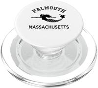 Falmouth Cape Cod Massachusetts MA Silueta de Sirena PopSockets PopGrip para MagSafe