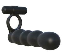 falo anal portátil dildo correa con anillo fálico vibrante de silicona