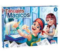 Falomir Tatuajes Mágicos Azul. Juego de Mesa. Manualidades, Color, 39 x 26 x 5 cm (646454)
