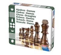Falomir - Ajedrez | El Arte de la Guerra en 64 Casillas | Caja de Lata | Juegos de Mesa Clásicos | para 2 Jugadores (Edad 6+)