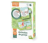 Falomir- Animales de Granja. Juego de Mesa Educativo y sensorial. Puzle. (30020)