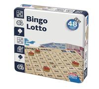 Falomir - Bingo Lotto Familiar | Emoción y Azar para Todas Las Edades | Caja de Lata | Desde 2 Jugadores (Edad 6+)