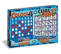 Falomir- Coloca 4 Cuál Pack Mesa, Multicolor (646474)