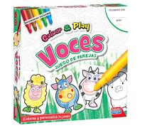 Falomir Color & Play Voces, Juego de Mesa, Manualidades
