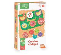 Falomir- CREA Tus códigos. Juego de Mesa Educativo y Sencillo para fomentar la creación de Patrones, Multicolor (30022)