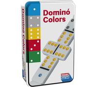Falomir - Dominó Colors | Estrategia Vibrante y Educativa | Caja de Lata | para 2-4 Jugadores (Edad 6+)