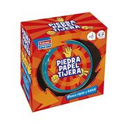 Falomir - Juego de Mesa Piedra, Papel o Tijera, Acción Rápida, Ganador Consigue Mayor Número de Tarjetas, Material de Aluminio, Multicolor