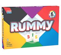 falomir - Juego Rummy 6 | Estrategia y Habilidad en el Combinación de Números y Colores | de 2 a 6 Jugadores (Edad 7+)