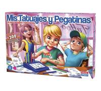 Falomir Tatuajes y Pegatinas-Juego de Mesa (Manualidades), Multicolor (32-2484), Pupitre.