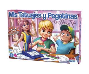 Falomir - Juego Tatuajes y pegatinas 250 pegatinas y 112 tatuajes (2484)