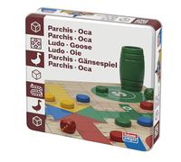 Falomir - Parchís | Juego de Azar y Estrategia | Caja de Lata | de 2 a 4 Jugadores (+ 6 años)