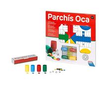 Falomir - Tablero de Parchís y Oca con Accesorios 40x40cm | Aventura y Estrategia | Diversión para Todos | de 2 a 6 Jugadores (Edad 4+)