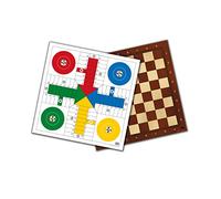 Falomir - Tablero Parchís y Damas 33cm | Desafío de Estrategia Clásica | Conquista el Tablero | de 2 a 4 Jugadores