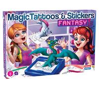 Falomir-Juguetes Mis Tatuajes y Pegatinas Fantasía. Juego de Mesa. Manualidades, Multicolor (31055)