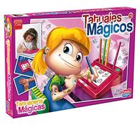 Falomir Tatuajes Mágicos Rosa. Juego de Mesa. Manualidades, color, talla única (11532)