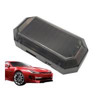 Falsa alarma de coche de luz falsa, alarma de coche - alarma de advertencia de seguridad del vehículo - luz solar impermeable para aparcamiento vehículo de camping