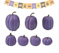 Falsas calabazas 7 piezas decoración artificial de Acción de Gracias Estilo