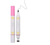 Falsas Rotulador Para Puntos De Maquillaje | Impermeable Natural 2 En 1 Delineador De Ojos Duradero Para Mujeres Y Niñas Diario Cosplay Y