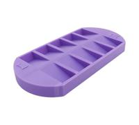 False Nail Organizer, Multi-Compartiments Quick Access Saving Case, morado | Display Tray, Secure Dust-Proof Storage, Effortless Press On Sorting, for Women Professionals Entusiasts