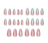 False Nails - Fake Nails | Press Nails | 24 pcss Press Nails With Nail File, False Nails For Women, Almond Medium Fake Nails, Full Cover Press Nails - Nails