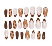 False Nails Set - Full Cover Tips for Stylish Wear | Lightweight Acrylic with Slim Fit Design, Smooths Finish Press Style Extensions, Decorative Manicure Accessories for Party Office Date Event Home