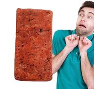Falso Accesorio De Relleno De Ladrillo Esponja Realista - Bloque De Albañilería Artificial De Espuma Suave Juguete De Lanzar Con Seguridad Para Chistes Prácticos, Rendimiento De Escena Mágica