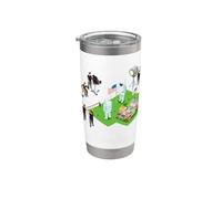 Falso aterrizaje lunar Disparar Nevada Área 51 engaño Vaso térmico de acero inoxidable de doble pared