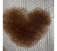 Falso, Privado Hecho A Mano, Vello Invisible, Realista, Pelos De Encaje Completos, Pelos Falsos Del Pecho, Bigote Falso, Vello Púbico,Marrón,One Size