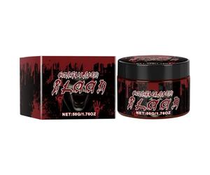 Falso Sangre Spray - Sangre De Gel Coagulado, 50 g Halloween Fake Sangriento Maquillaje De Traje Realista | Cara Segura Y Pintura Corporal, Vampiro Vampire Blood Para Adultos,